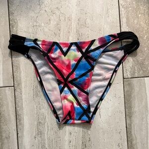 Wish Multicolor Geometric Bikini Bottom